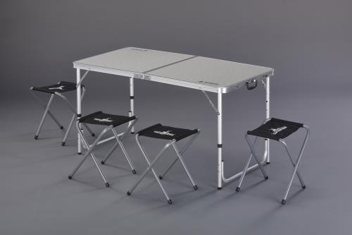 キャプテンスタッグ 1200x600x690mm/370mm テーブル・チェアーセット UC-4