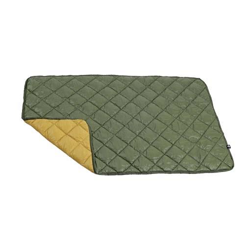 キャプテンスタッグ 750x1200mm ファイバーダウンブランケット(グリーン) UM-1555