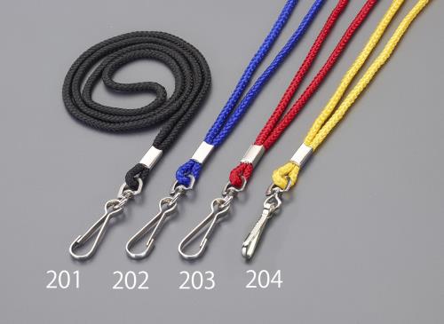 ESCO(エスコ) 450mm キーホルダー(ネックストラップ/レッド) EA916ZL-203