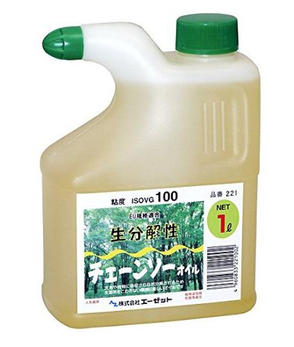エーゼット 1.0L チェーンソーオイル(生分解性) 221