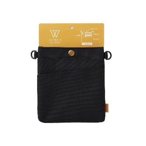 ナカバヤシ 160x180x 20mm マルチポーチ(ブラック) ME-001-D