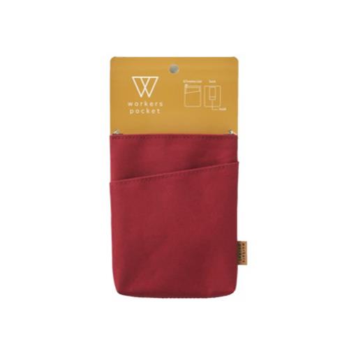 ナカバヤシ 110x145x 20mm マルチポーチ(レッド) ME-002-R