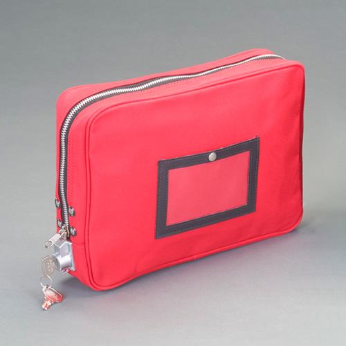 ヒサゴ(HISAGO) 350x250x75mm セキュリティポーチ(A4/レッド) BGP03