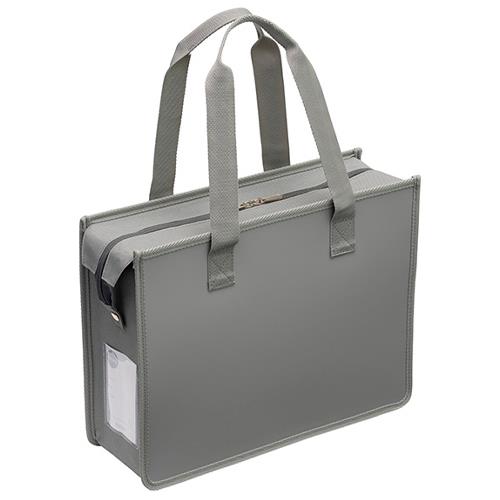 サクラクレパス 275x355x110mm オフィス用トートバッグ(グレー) UNT-A4JC#44