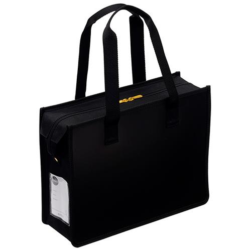 サクラクレパス 275x355x110mm オフィス用トートバッグ(ブラック) UNT-A4JC#21