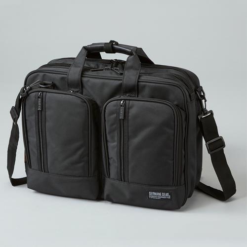 ESCO(エスコ) 410x310x180mm ビジネスバッグ(黒) EA927BE-91