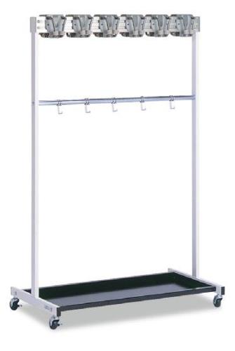 テラモト 930x505x1383mm モップハンガー(12本掛) CE-491-410-0