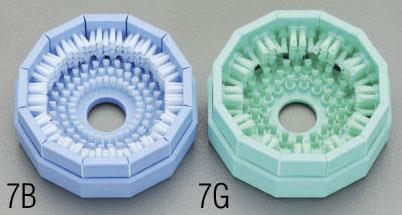 ESCO(エスコ) 96x96x40mm ネイルブラシ・除菌(一般用/緑) EA928AG-7G