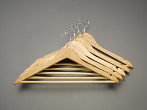 アイリスオーヤマ(IRIS OHYAMA) 445x75x230mm ハンガー(木製/5本) MH-5P