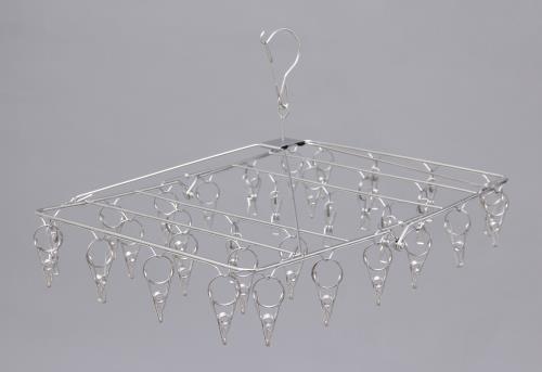 アイリスオーヤマ(IRIS OHYAMA) 490x340x295mm 洗濯ハンガー(ステンレス製) PIH-32SH