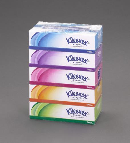 日本製紙クレシア(CRECiA) ティッシュペーパー(クリネックス/5箱) 40442