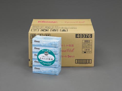 日本製紙クレシア(CRECiA) ティッシュペーパー(アクアヴェール/50箱) 40377