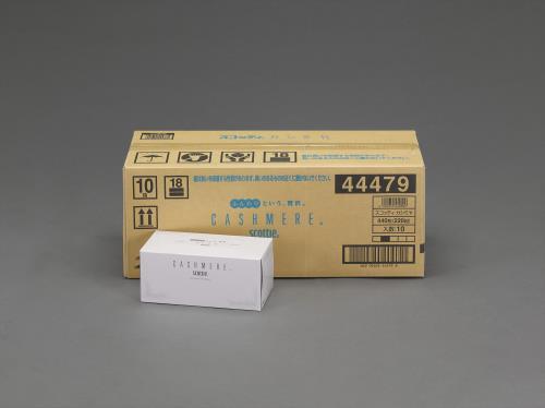 日本製紙クレシア(CRECiA) ティッシュペーパー(スコッティカシミヤ/10箱) 44202