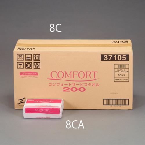 日本製紙クレシア(CRECiA) 220x230mm ペーパータオル(200枚) 37105