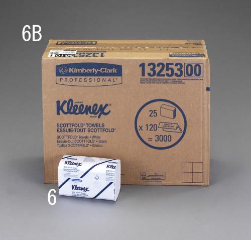 日本製紙クレシア(CRECiA) 205x315mm ハンドタオル(120枚/25パック) 36101