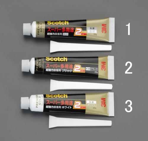 3M(スリーエム) 20g 超強力スーパー多用途接着剤(ブラック) 9006