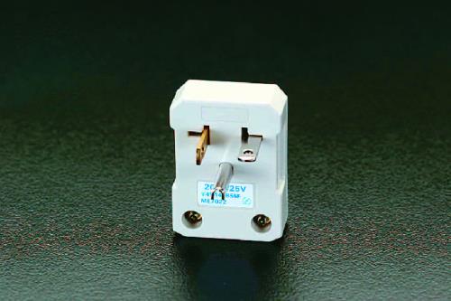 明工社 AC125V/20A L型プラグ(丸型ケーブル用) ME7022