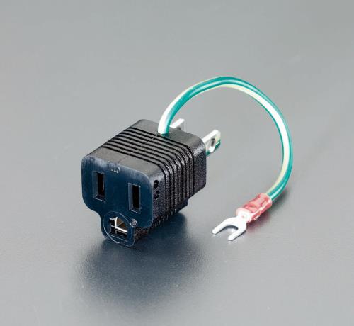 明工社 AC125V/15A 変換アダプタ(耐トラッキング対応) MYA-105