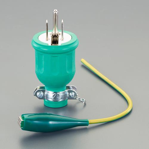 日動工業 AC100V/15A プラグ(防雨型/2P・接地2P兼用) PP-01