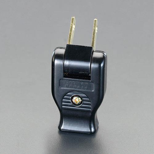 朝日電器(ELPA) AC125V/15A ビームプラグ(黒) A-24H