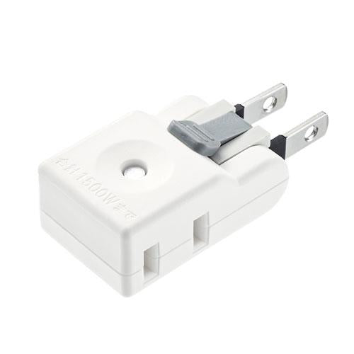 サンワサプライ AC125V/15A 2口タップ(レバー付) TAP-B56W