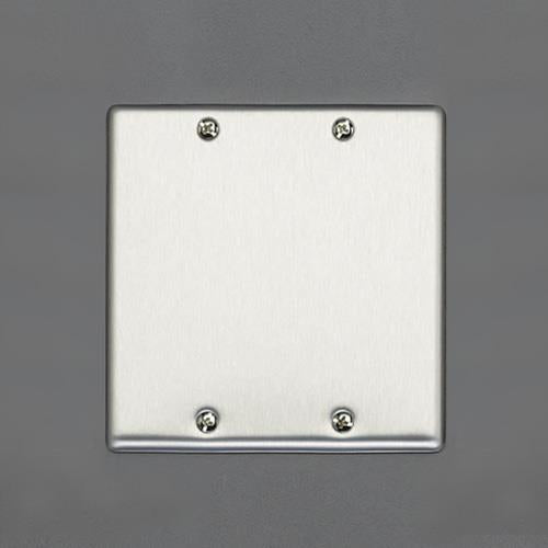 パナソニック(Panasonic) メタル製カバープレート(角型/2連) WN7592