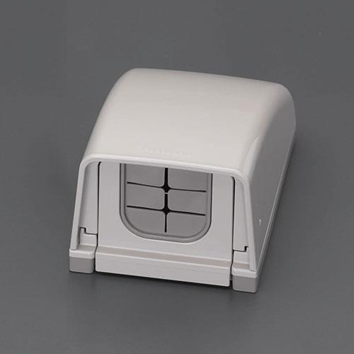 パナソニック(Panasonic) 76x 56x120mm 防雨引込カバー WP91319