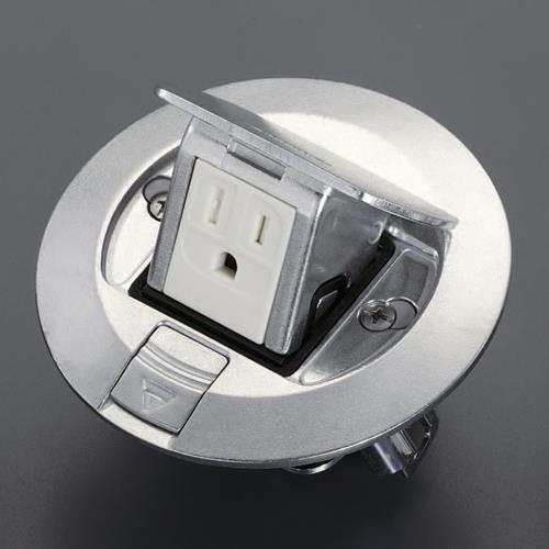 パナソニック(Panasonic) 125V/15A フロアーコンセント/丸型(1口/アース付) DU5142PV