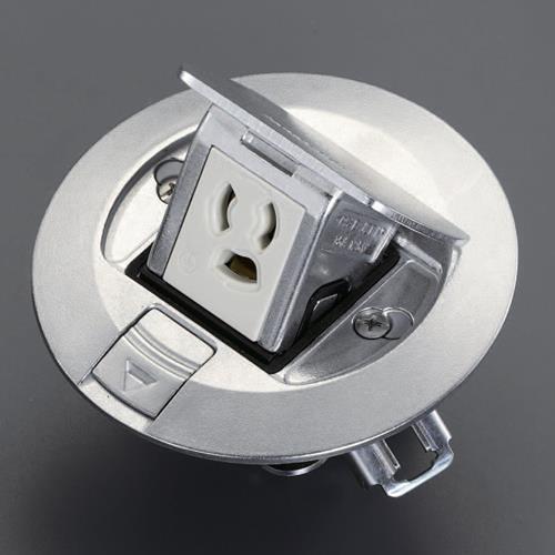 パナソニック(Panasonic) 125V/15A フロアーコンセント/丸型(1口/抜止・アース付) DU5146PV