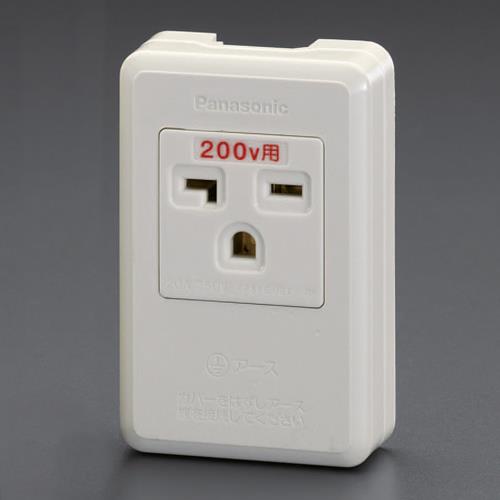 パナソニック(Panasonic) 250V/20A 角型コンセント(1口・アース付) WKS294