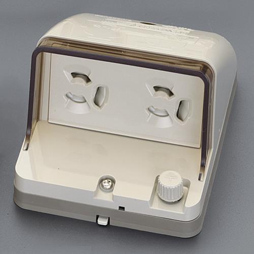 パナソニック(Panasonic) 100V/15A 防水コンセント(接地抜止2個) WK4106