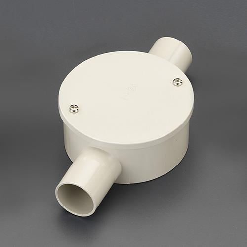 未来工業 φ36mm 露出ボックス(VE管用/2方向)ベージュ PVM36-2SKJ