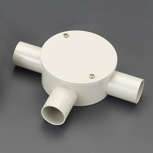 未来工業 φ16mm 露出ボックス(VE管用/3方向)ベージュ PVM16-3KJ