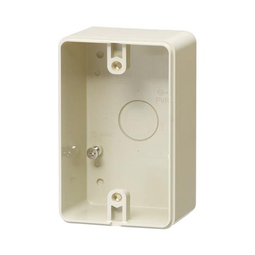 未来工業 φ27mm 露出ボックス(防水コンセント用) PVR-0BC0J