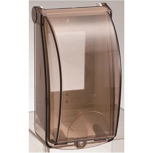 未来工業 91x167mm コンセント保護カバー(透明蓋) CWBK-1M