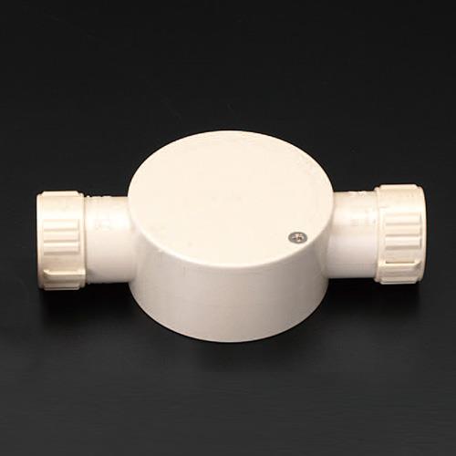 未来工業 φ16mm 露出ボックス(フレキ管用/直型2方向) MFSM16-2SG