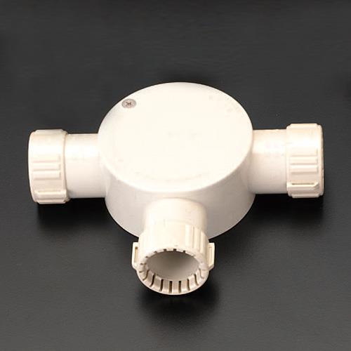 未来工業 φ16mm 露出ボックス(フレキ管用/3方向) MFSM16-3G