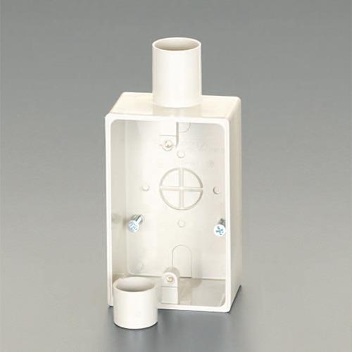 未来工業 φ22mm 露出ボックス(VE管用/1方向)ベージュ SW1-22J