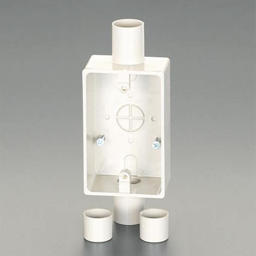 未来工業 φ28mm 露出ボックス(VE管用/2方向)ベージュ SW2-28J