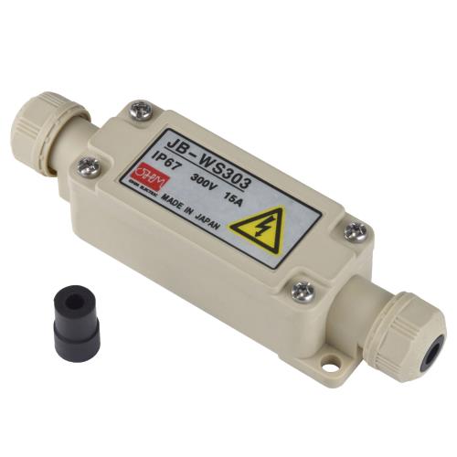 ESCO(エスコ) 3極(300V/15A) 端子台付中継ボックス(ベージュ) EA940CX-3JA