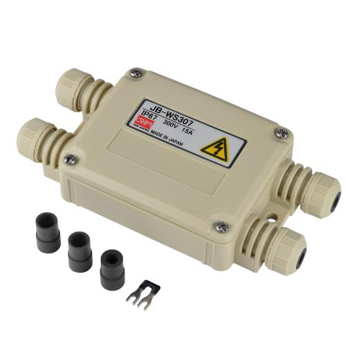 ESCO(エスコ) 7極(300V/15A) 端子台付中継ボックス(ベージュ) EA940CX-7JA