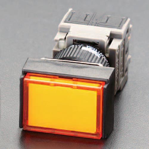 富士電機機器制御 16mm用 押しボタンスイッチ(角型/LED橙) AH164-TL