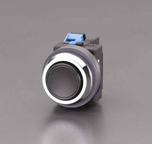 IDEC(アイデック) 1a/30mm 押しボタンスイッチ(オルタネイト/平型/黒) AON110B