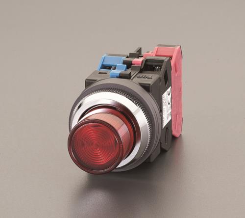 IDEC(アイデック) AC/DC24V 押ボタンスイッチ(LED照光赤) ALN22211DNR