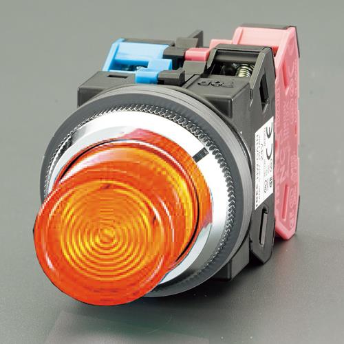 IDEC(アイデック) AC/DC24V 押ボタンスイッチ(LED照光橙) ALN22211DNA