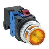 IDEC(アイデック) AC100V 押しボタンスイッチ(LED照光フルガード/緑) ALFN21611DNG