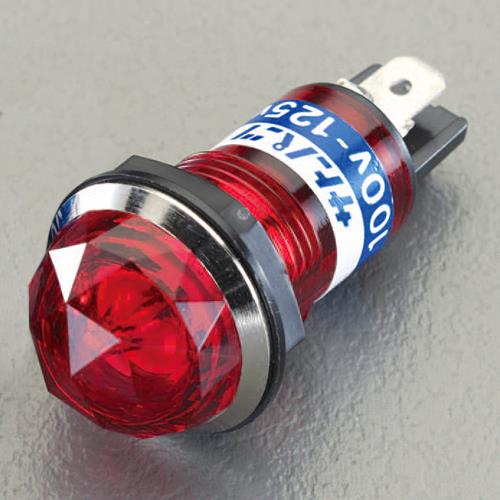 サトーパーツ φ15.2mm 表示灯ネオンブラケット(赤) BN-23-1-R
