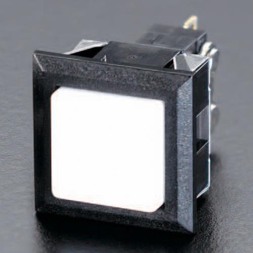 ESCO(エスコ) 125V/ 3A プッシュスイッチ(白) EA940DJ-6