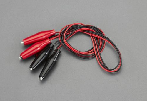 テイシン電機 1000mm/0.1mm2 テストリード(両端クリップ/2本) TLA-8