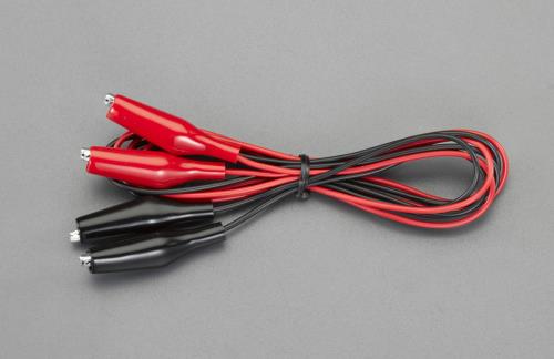テイシン電機 1000mm/0.3mm2 テストリード(両端クリップ/2本) TLA-9